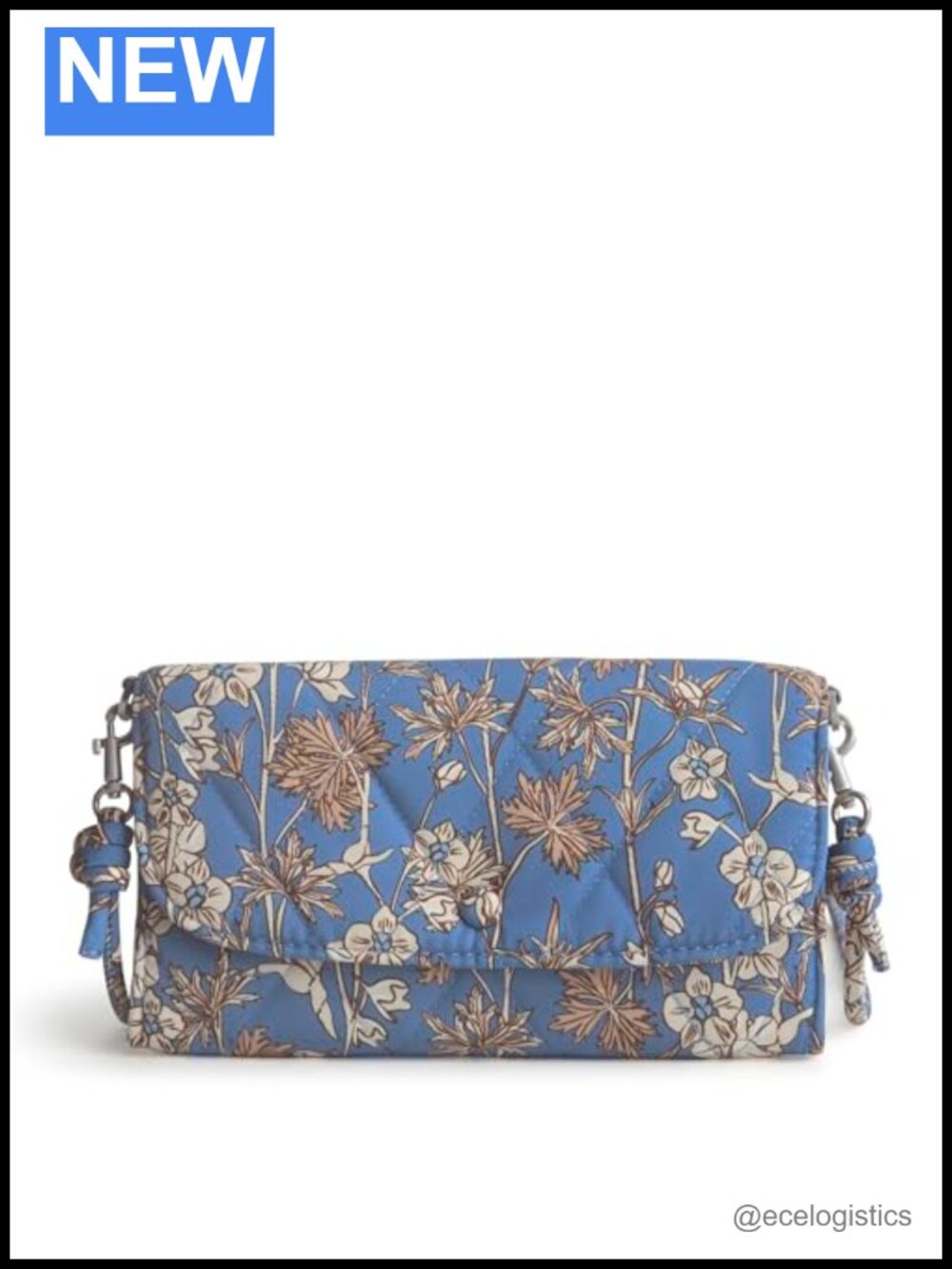 Vera Bradley Women's Performance Twill Wildwood Wallet Crossbody Bag - Floral